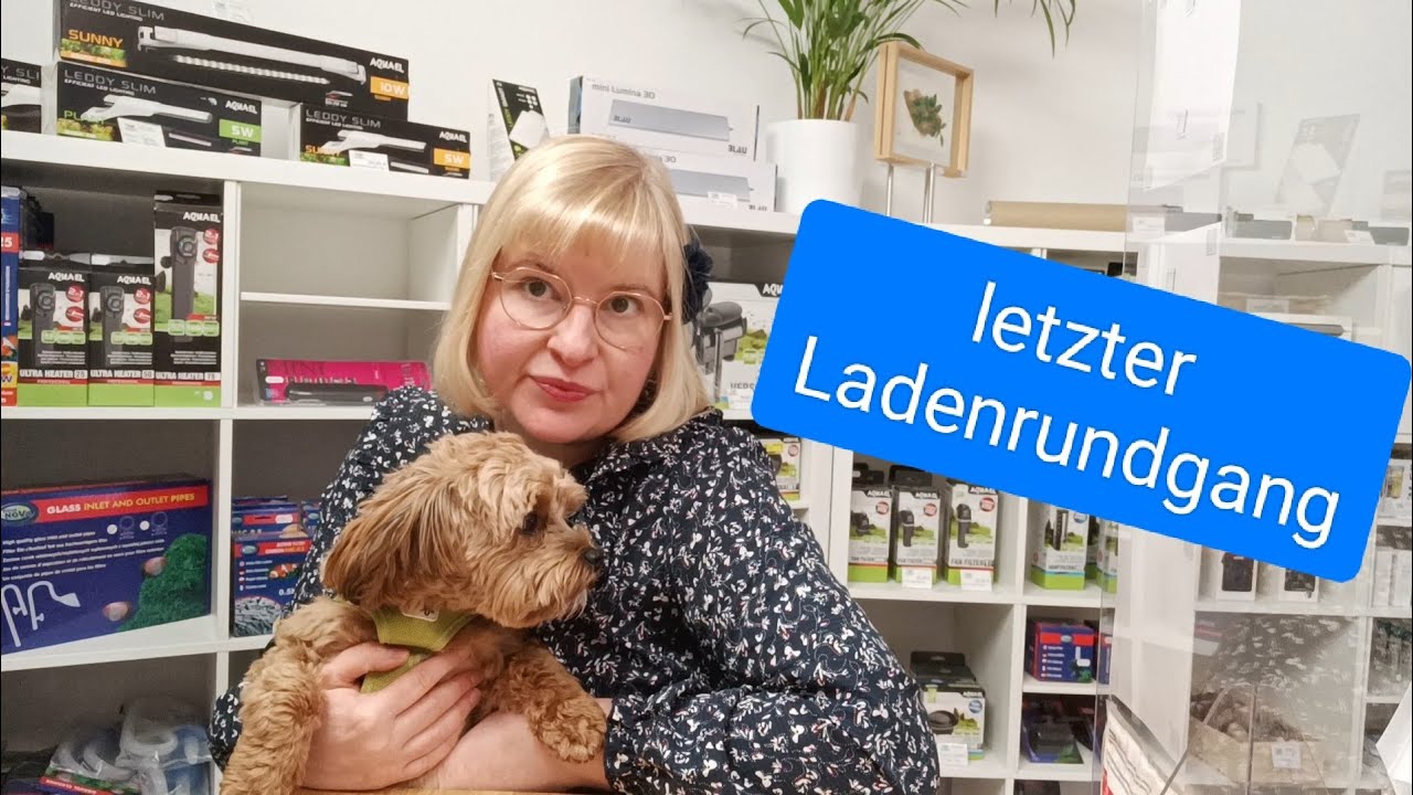 letzter Ladenrundgang mit Quartalsrückblick und Tour durch die Garnelenanlage