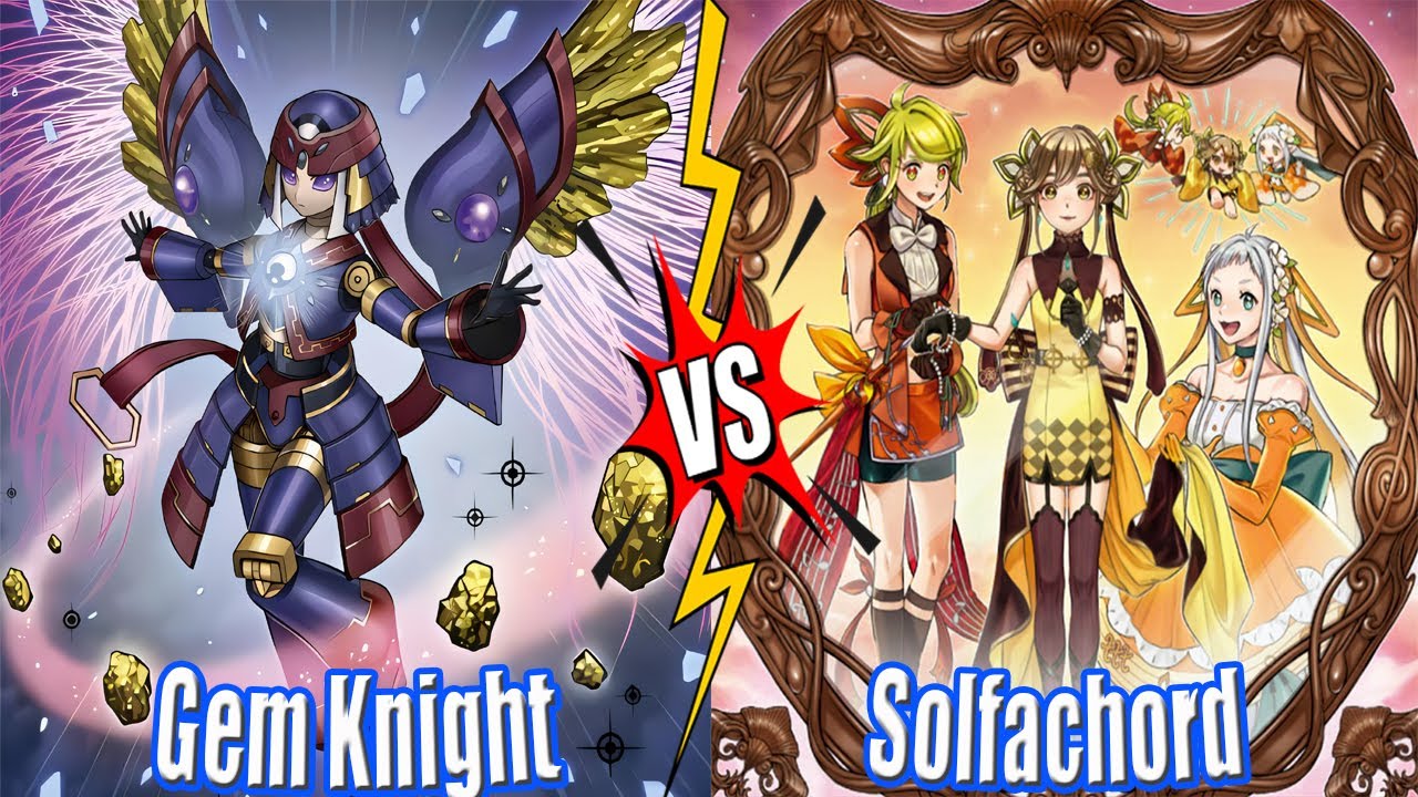 Gem Knight vs Solfachord K9 & D/D/D vs Gem Knight - NEW BANLIST DB Yu-Gi-Oh!