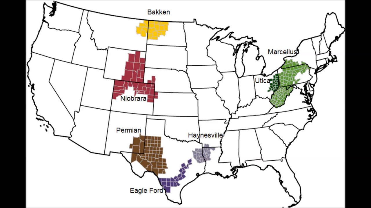 Top Shale Oil Fields In The United States