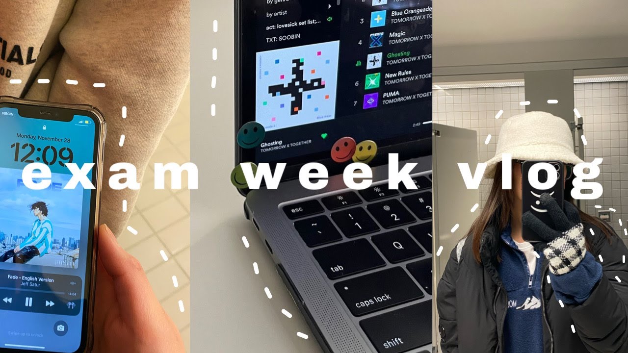 uni series S2 ep 5: 🌱 FINALS week, hours of study timelapse, cafe study ✨☁️