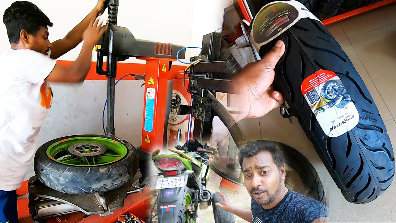 #Yamaha r15s tyre modification | Installing Big tyre | Must watch 😀
