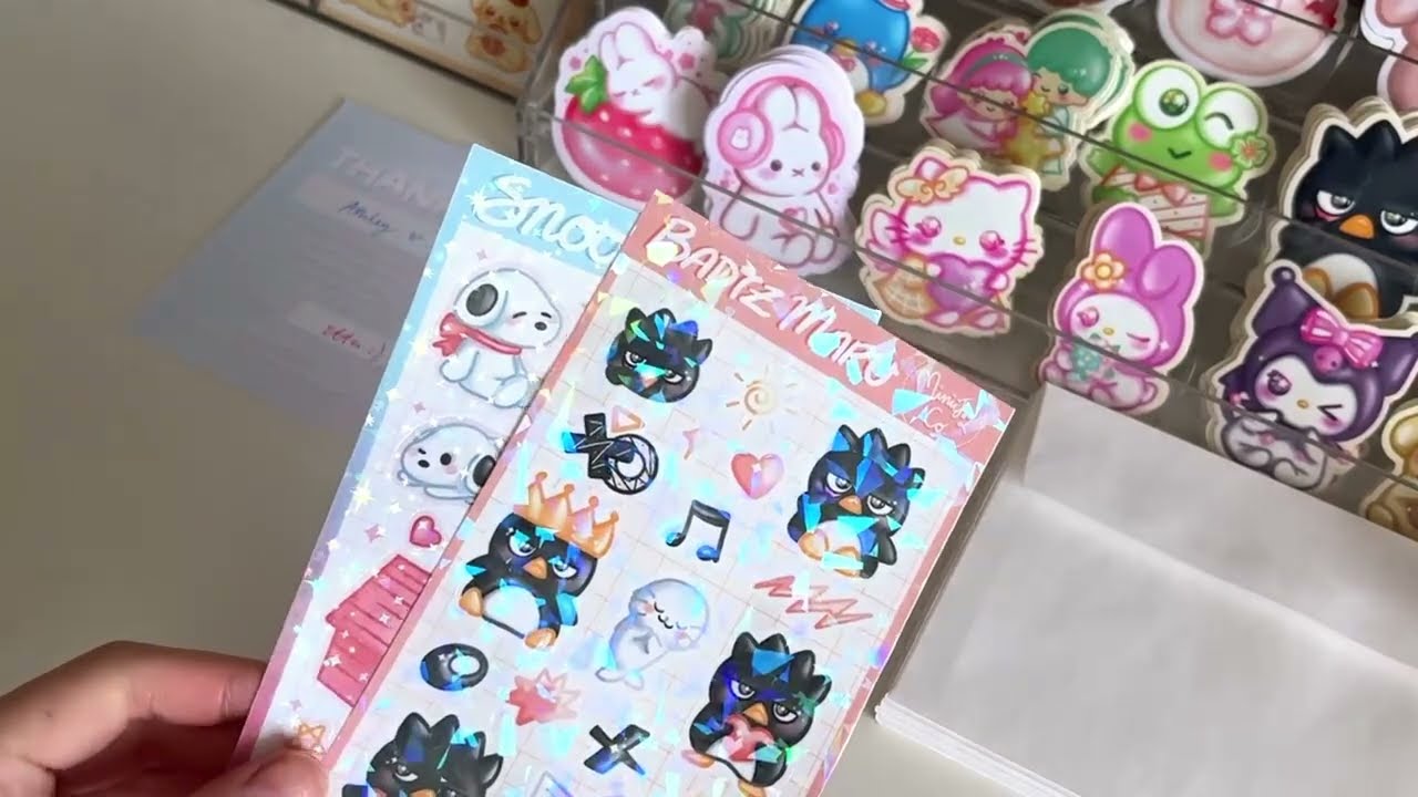 Packing orders for my stationery business 04 💌✨ | ASMR packing sounds, no talking, no bgm