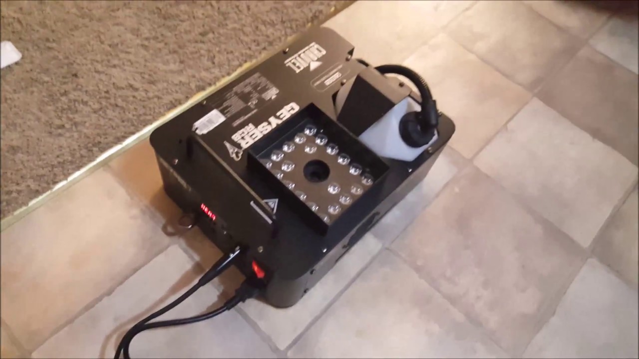 Chauvet Geyser RGB quick demo and light rig