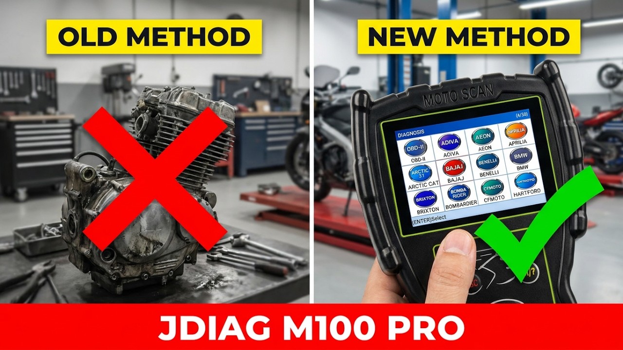JDiag M100 PRO: BEST MOTORCYCLE SCANNER DIAGNOSTIC TOOL