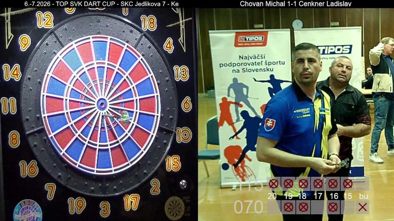Finale Cricket / Cenkner Ladislav - Chovan Michal
/ TOP SVK DART CUP KE