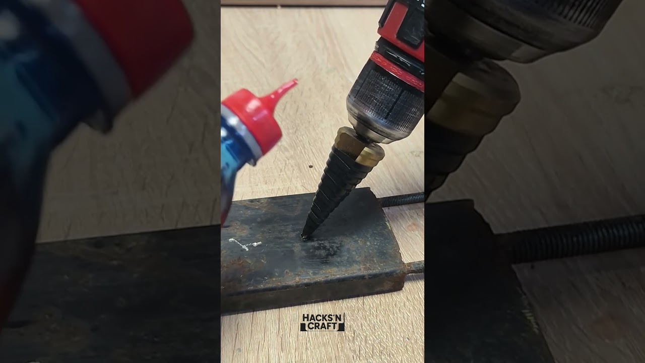 Don&rsquo;t Drill Metal Without This Trick #diy #shorts #tools