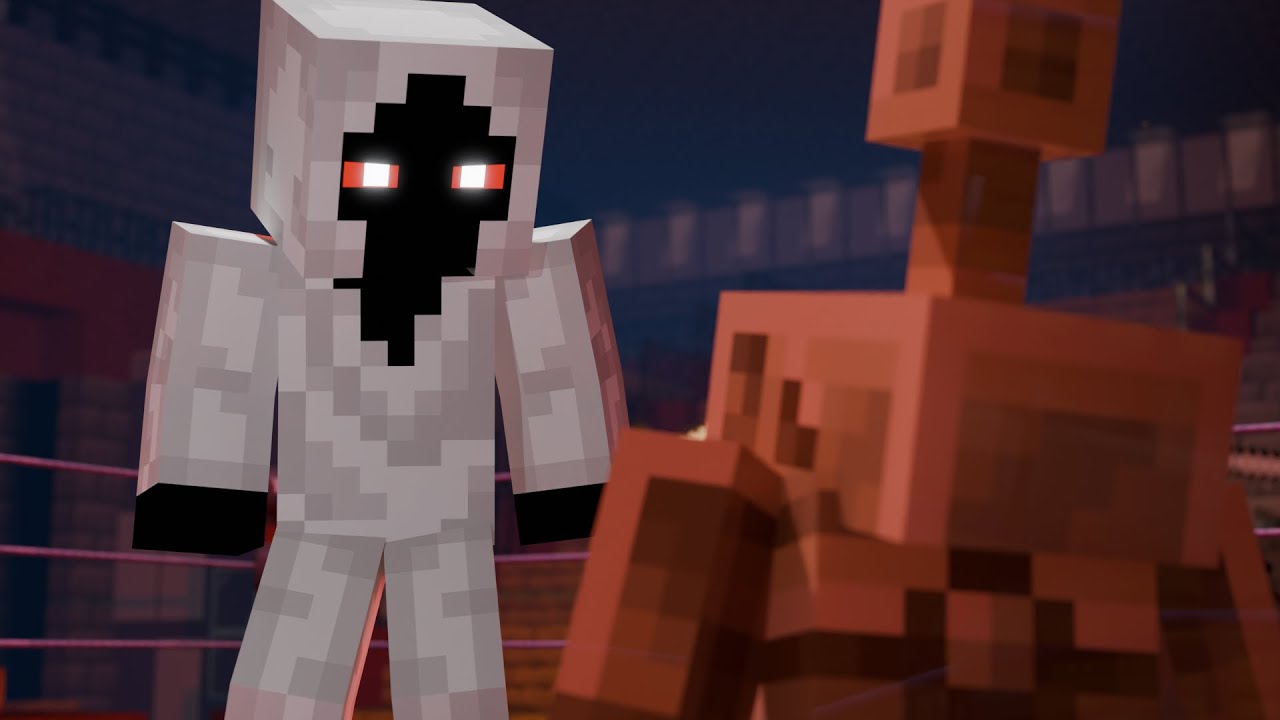 Entity 303 Vs Copper Golem (Minecraft animation)