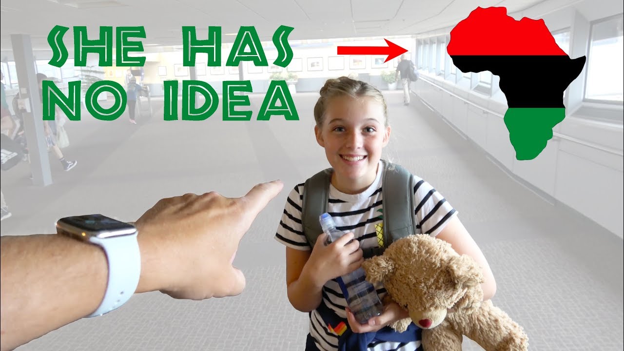 24 HOURS IN AFRICA! (she has no idea)