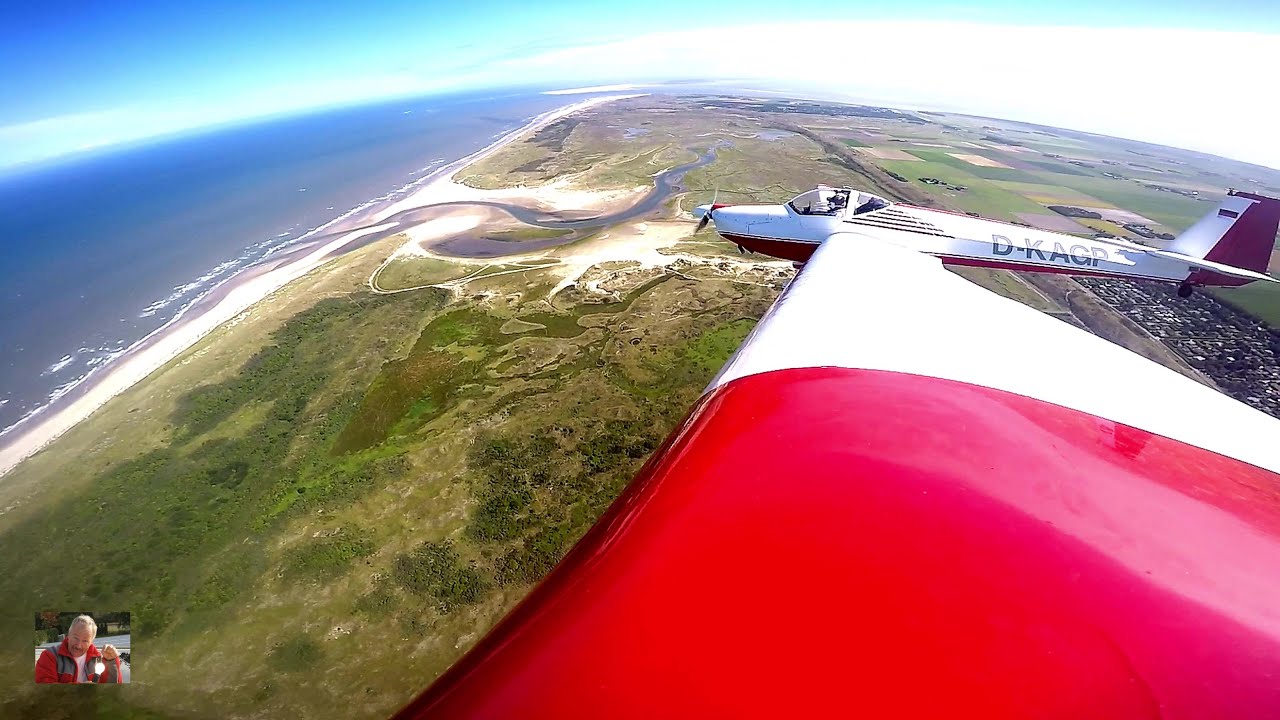 UHD 4k Rondvlucht Texel - de Krim - Vlieland -Terschelling - Brandaris - Ameland met de Falke 25C