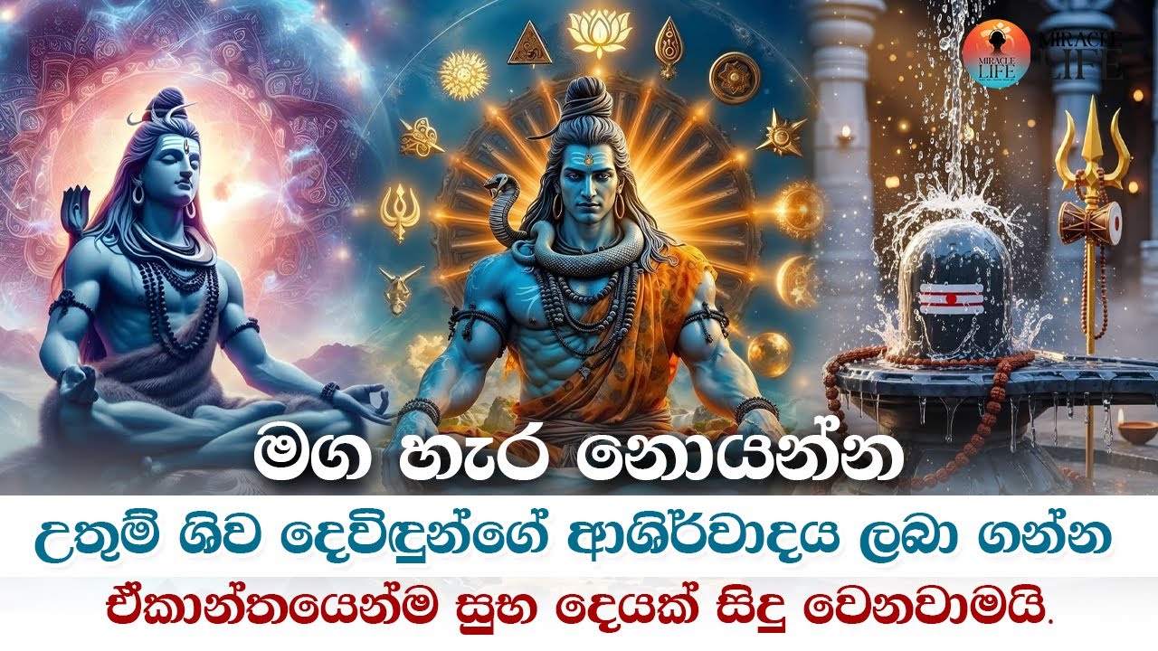 ඕනෑම ප්‍රාර්ථනාවක් හිතේ තියාගෙන විශ්වයේ බලවත්ම ශිව දෙවිඳුට භාර කරන්න.ඕනෑම ප්‍රාර්ථනාවක් ඉටුවෙනවාමයි.
