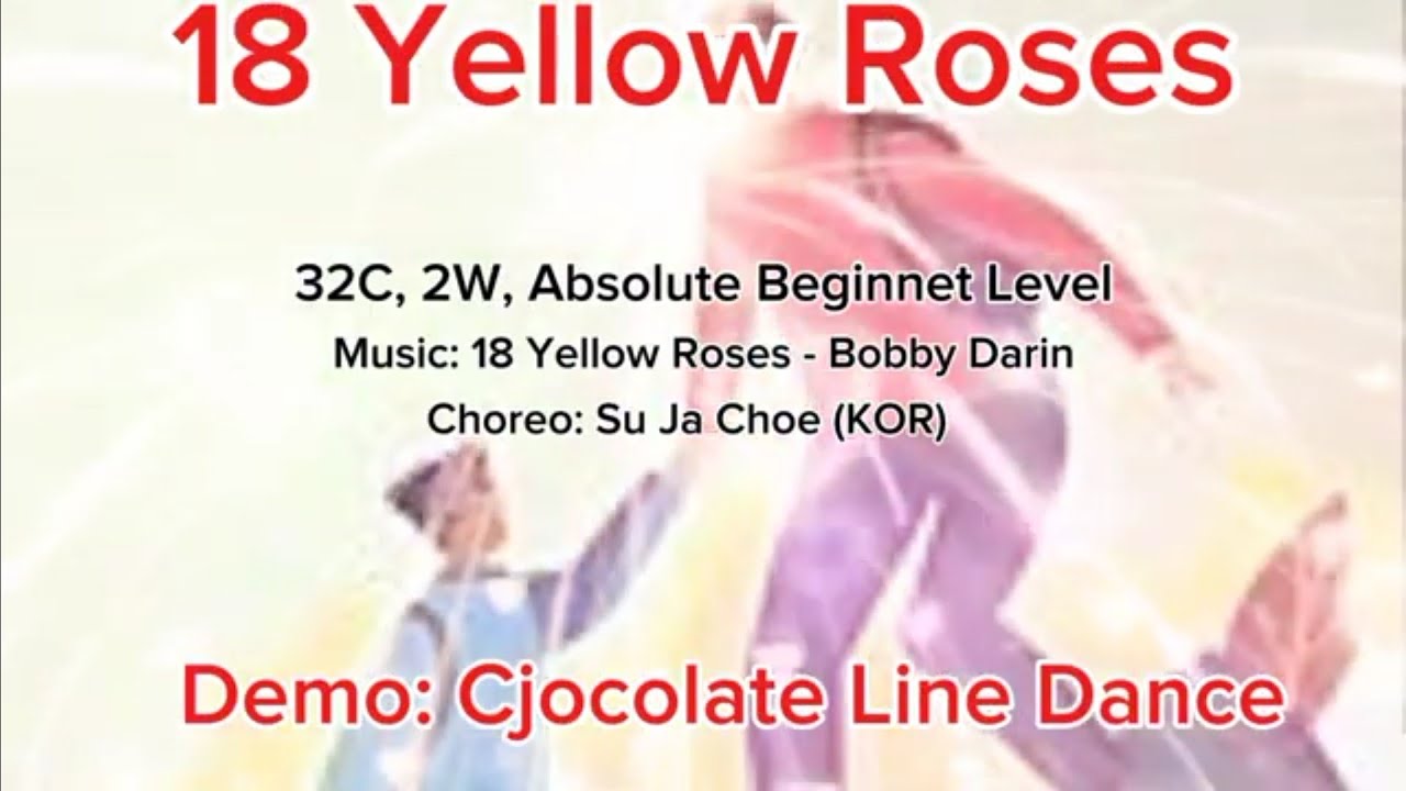 18 Yellow Roses - Line Dance//Demo//Choreo: Su Ja Choe (KOR) - January 2026
