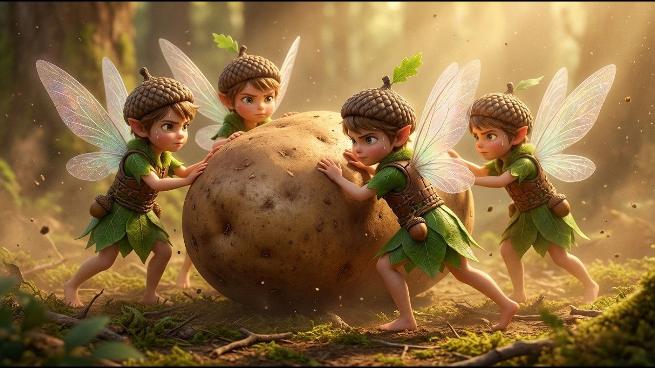The Giant Potato Harvest 🌿 Tiny Angels' Magical Garden