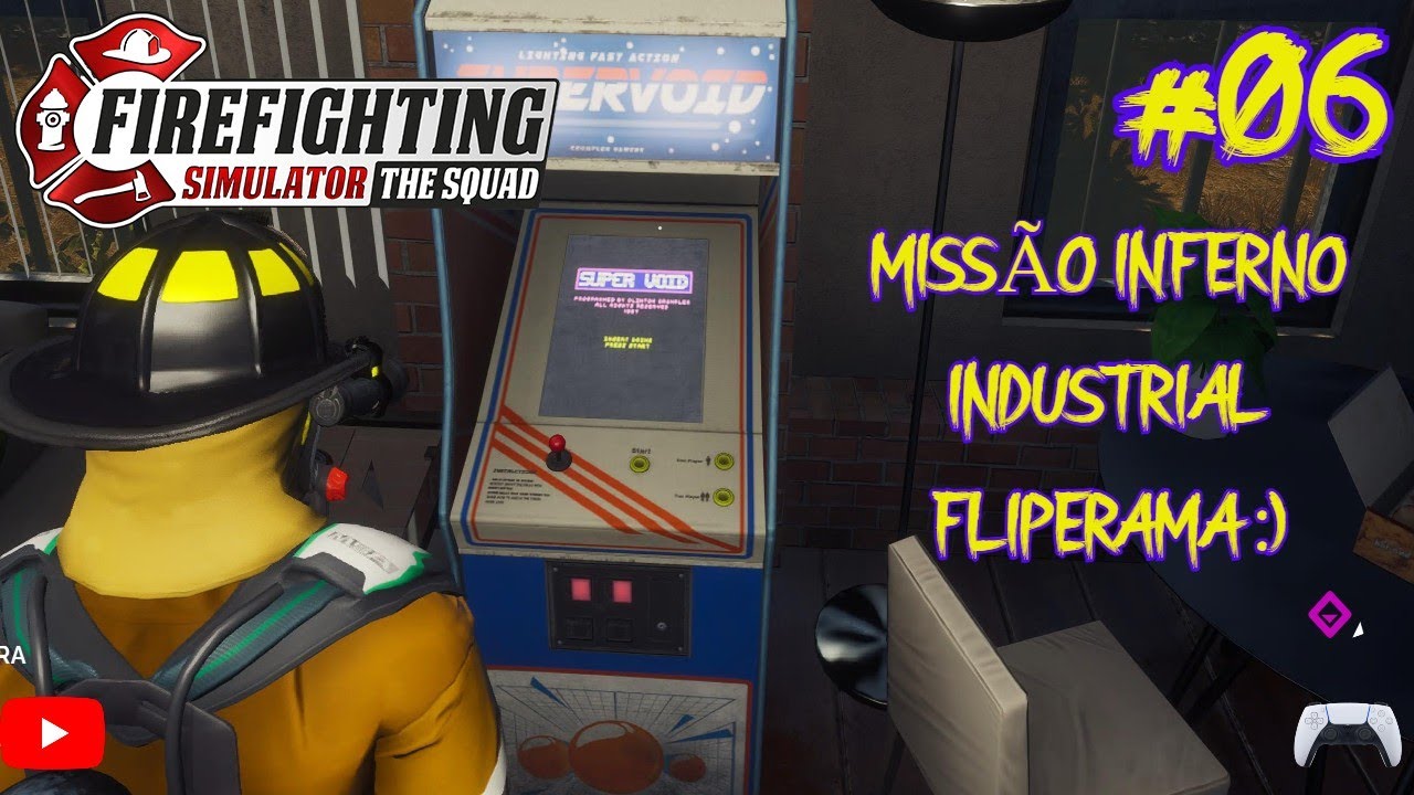 FIREFIGHTING SIMULATOR PS5 - APAGANDO FOGO DO GALPÃO, JOGO FOD@ - EP06