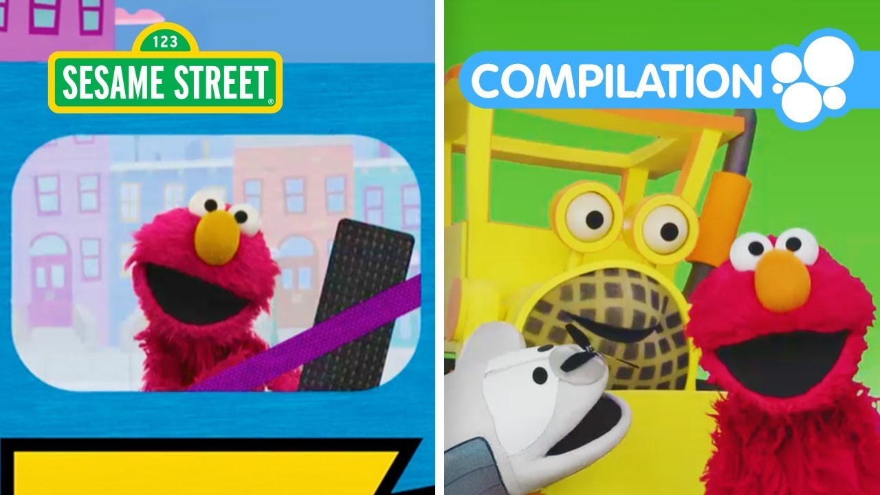 Sesame Street: Elmo Songs About Buses and Trucks!