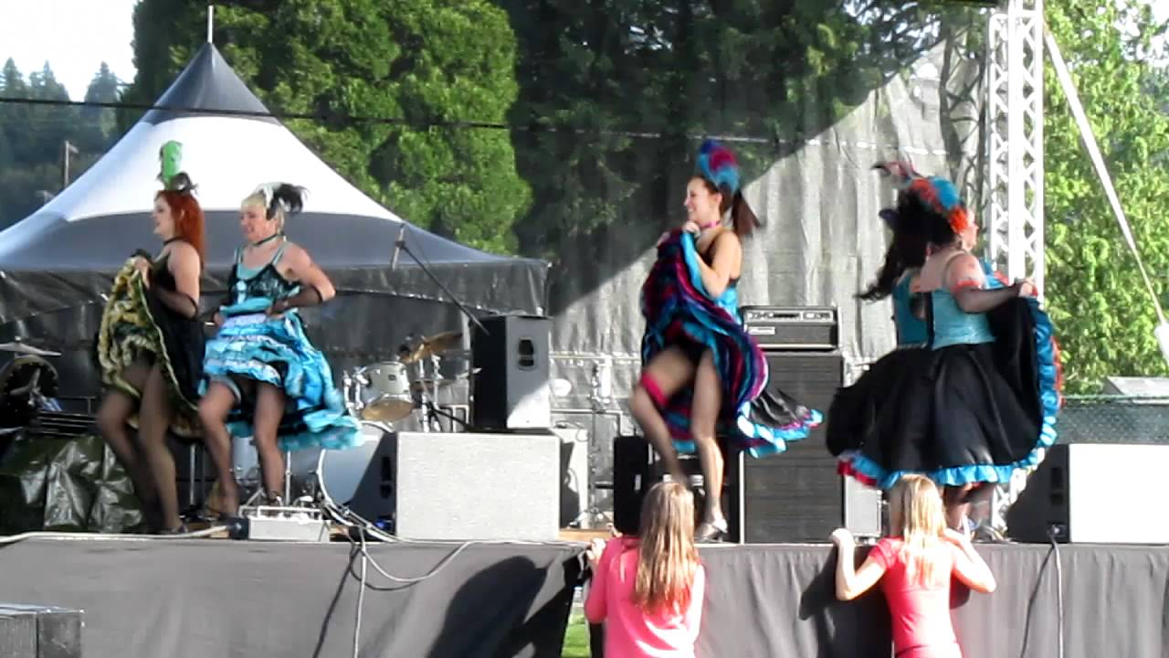 Can Can Dancers @ Golden Spike Days Festival, Port Moody, Canada
