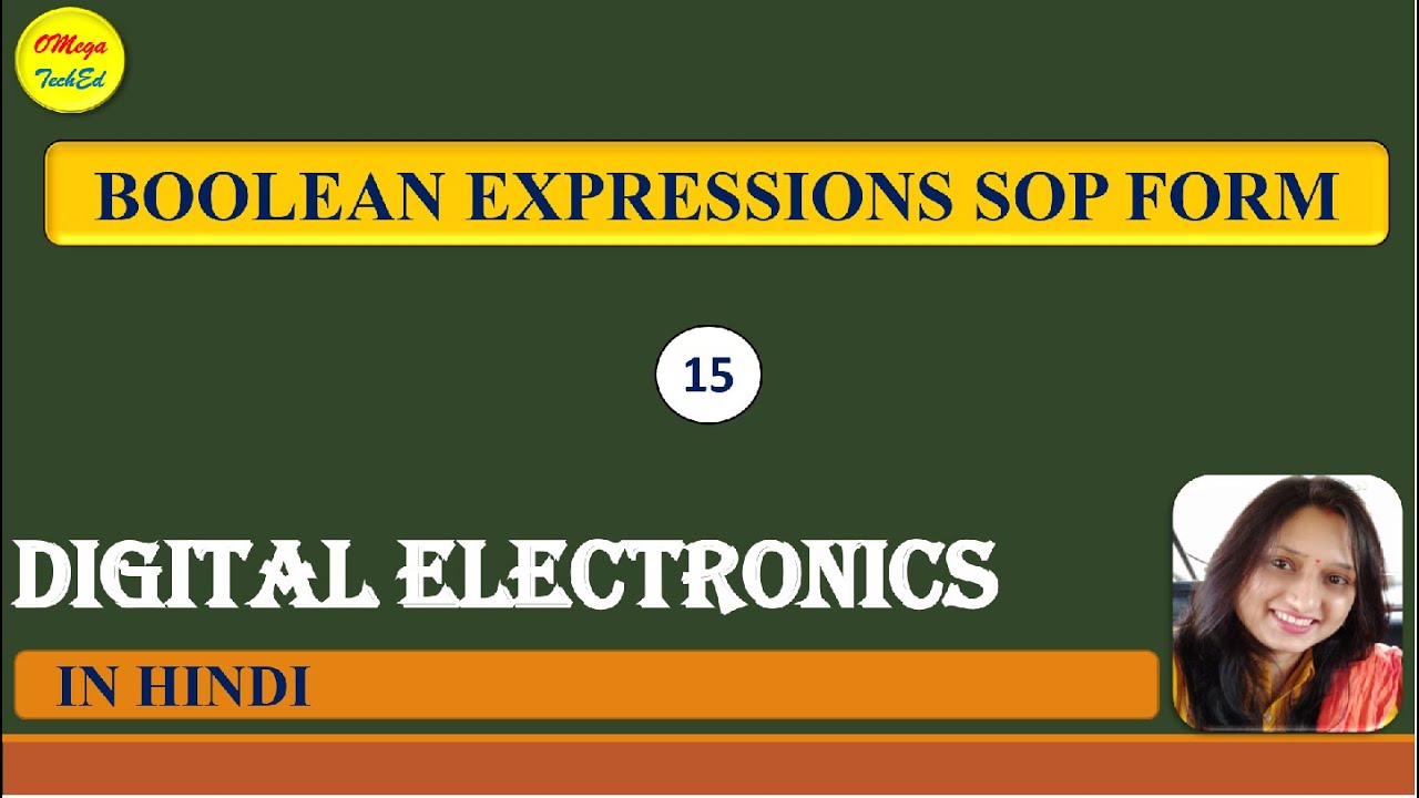 Boolean Expressions Sum Of Product (SOP) Form.