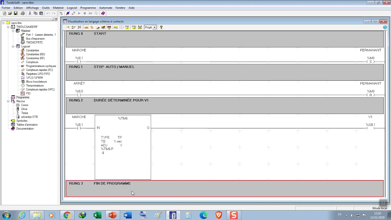 Gestion Sorties avec twidosoft