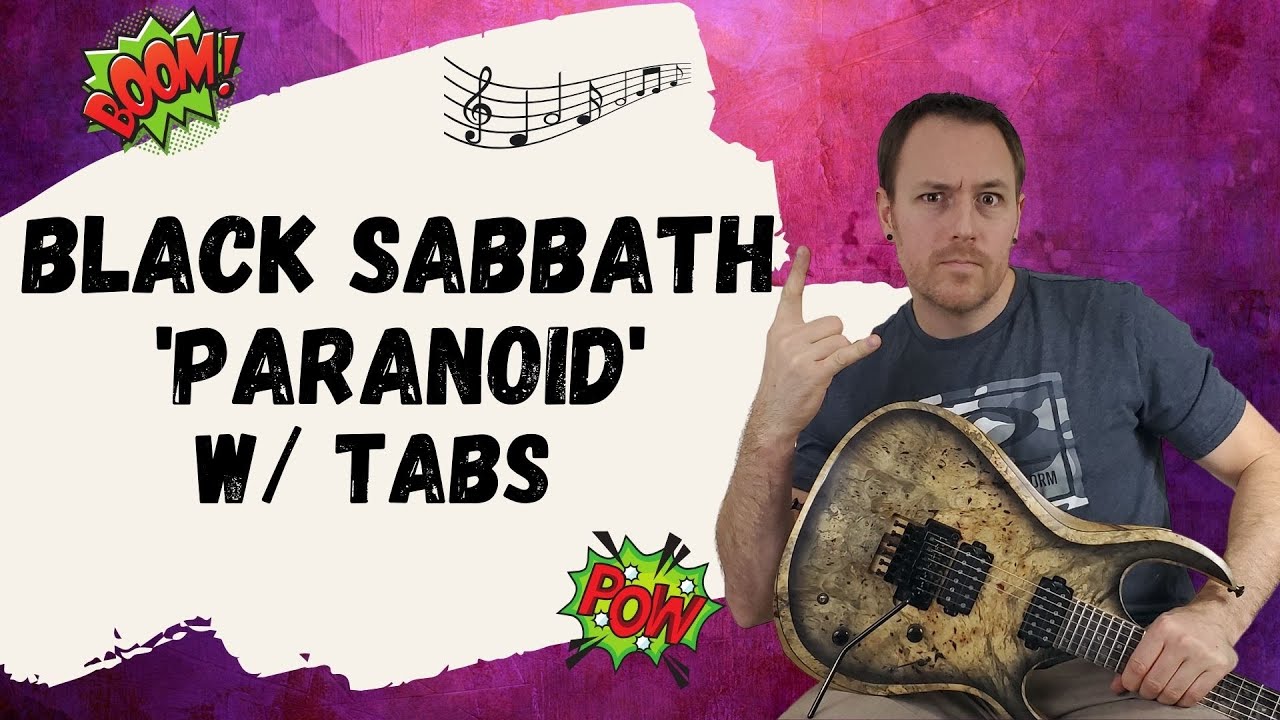 Black Sabbath Paranoid Guitar Lesson + Tutorial