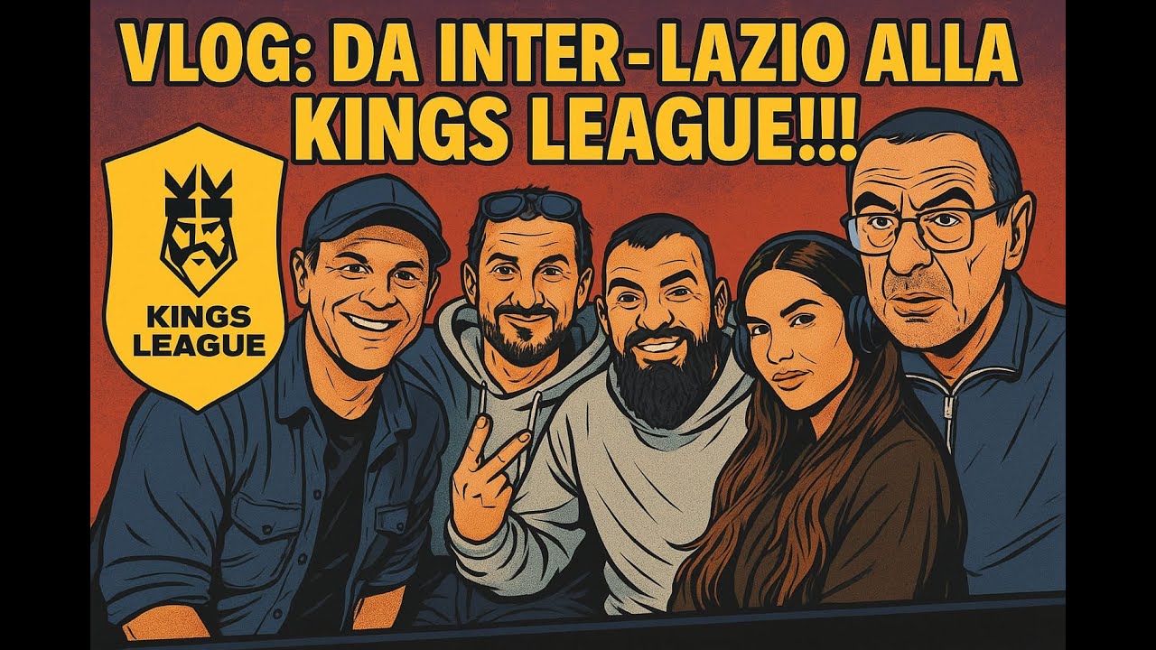 VLOG - Vi porto con me ad Inter - Lazio ed ai quarti di finale della Kings League Cup
