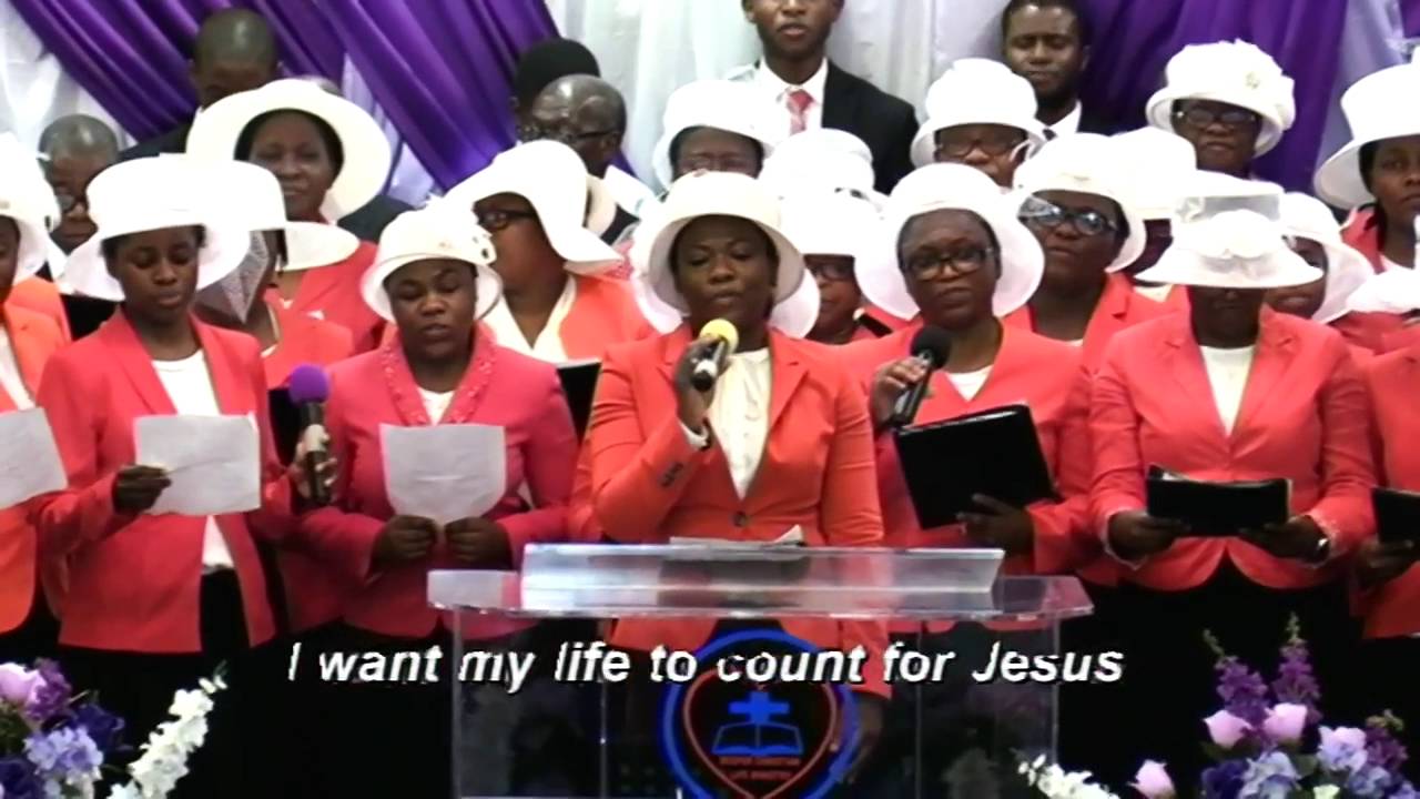 I Want My Life to Count for Jesus Deeper life Choir
