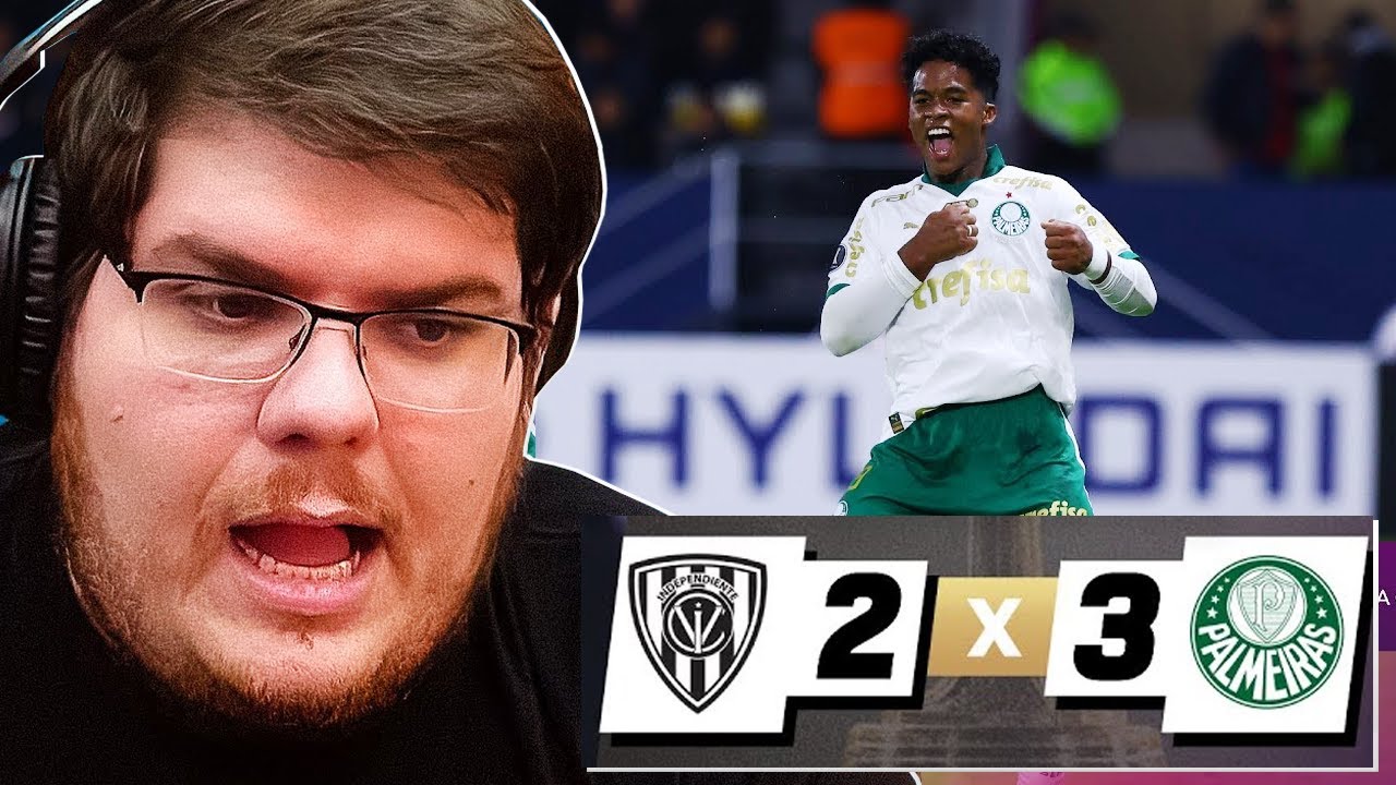 CASIMIRO REAGE A PALMEIRAS 3X2 INDEPENDIENTE DEL VALLE - MELHORES MOMENTOS #casimiro
