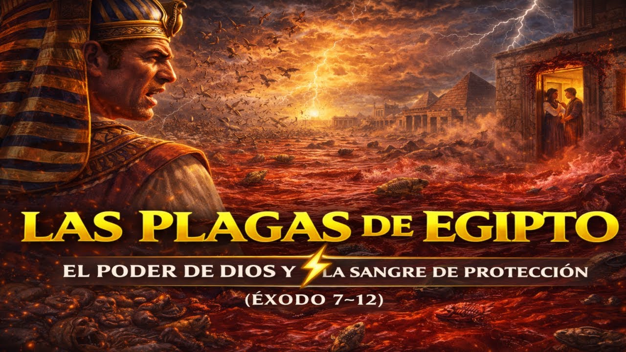 Las Plagas de Egipto ⚡ | El Poder de Dios y la Sangre de la Protección (Éxodo 7–12)