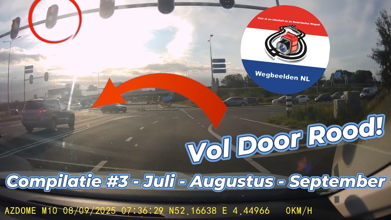 Vol Door Rood! - Aflevering 3 - WegbeeldenNL - Dashcam - Dutch - Nederland - Netherlands