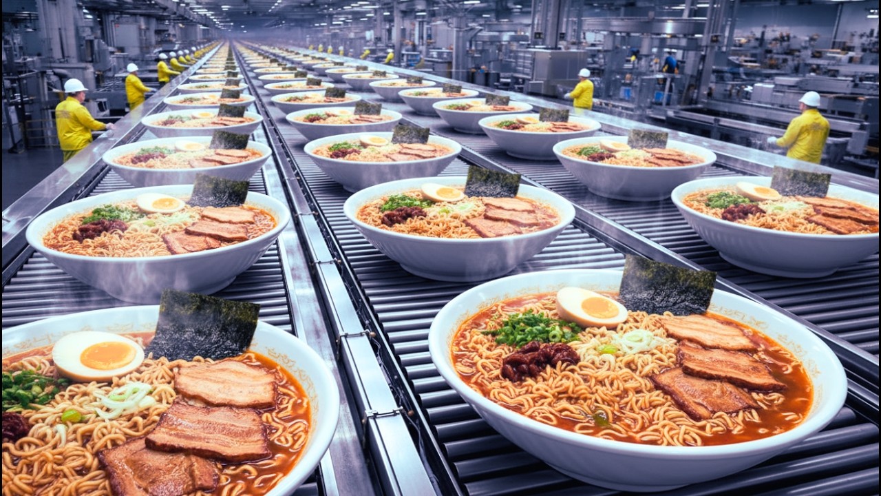 You Won't Believe How Instant Noodles Are Made - The Complete Process!