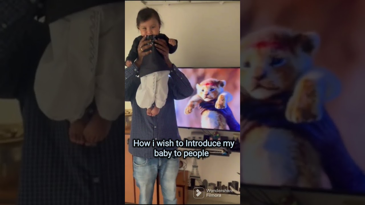 Lion King intro for my Baby #Simba