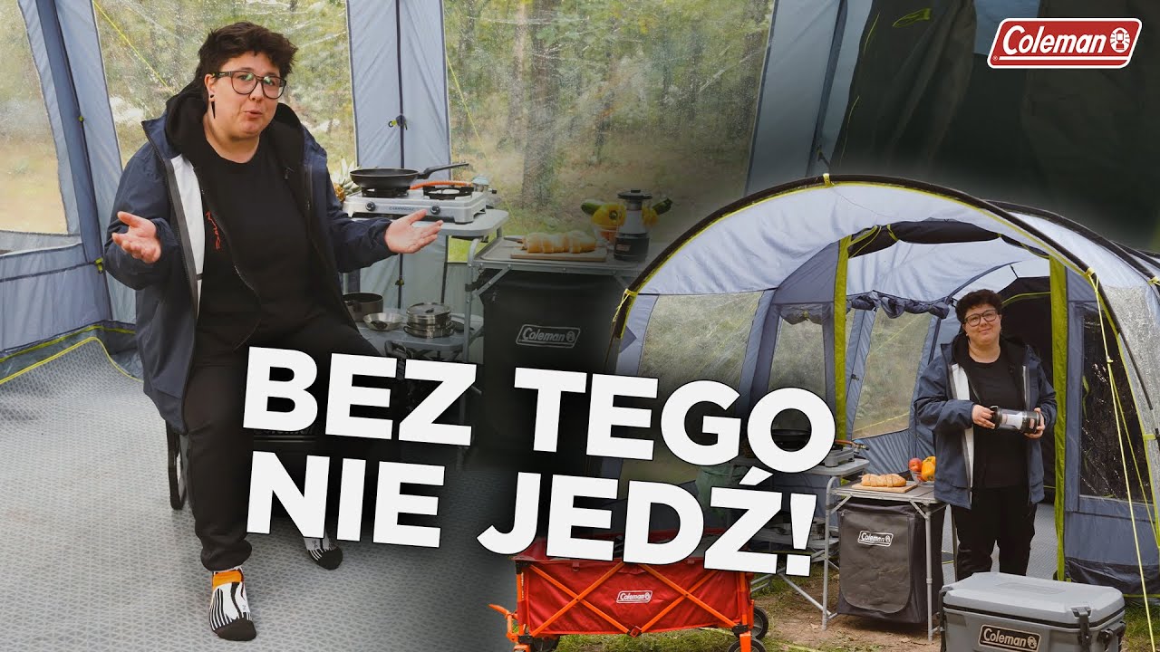 Akcesoria kempingowe, kt&oacute;re ODMIENIĄ Tw&oacute;j WYPAD pod namiot! 🔥🏕️ [Porady Colemana]