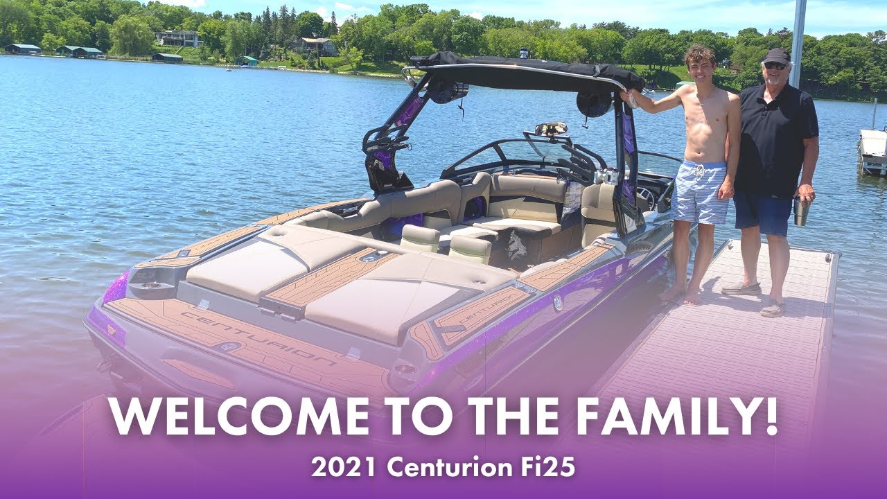 Chris Furey FI25 Delivery - Centurion Boats Available at River Valley Marine Lake Minnetonka