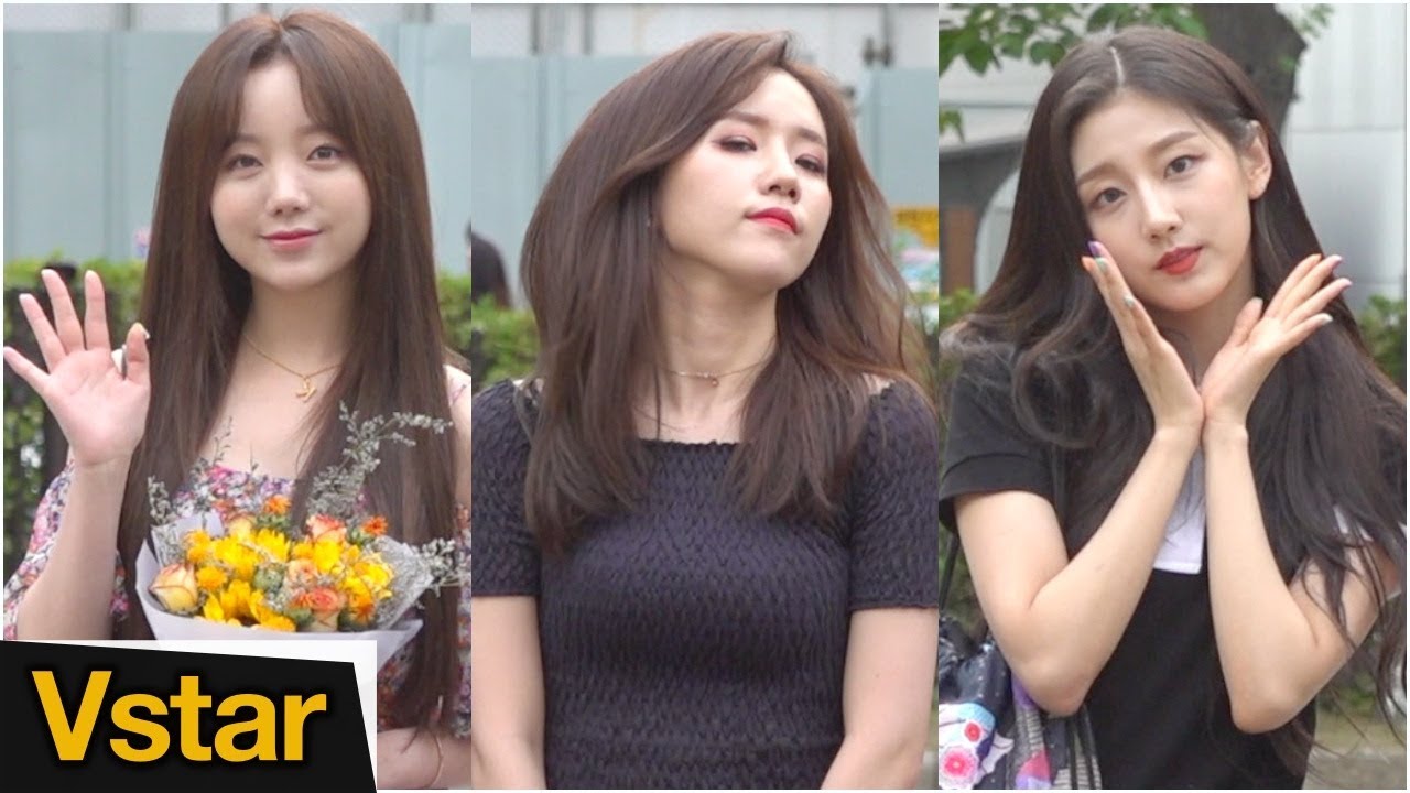 러블리즈 (Lovelyz) 출근길, 오늘은 뭐가 있었게? (뮤직뱅크 출근길)