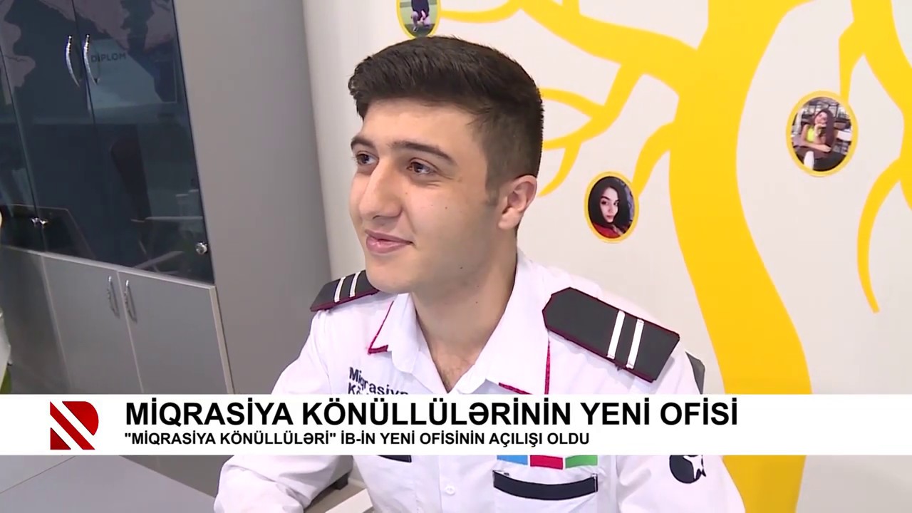Real TV Miqrasiya könüllülərinin yeni ofisində