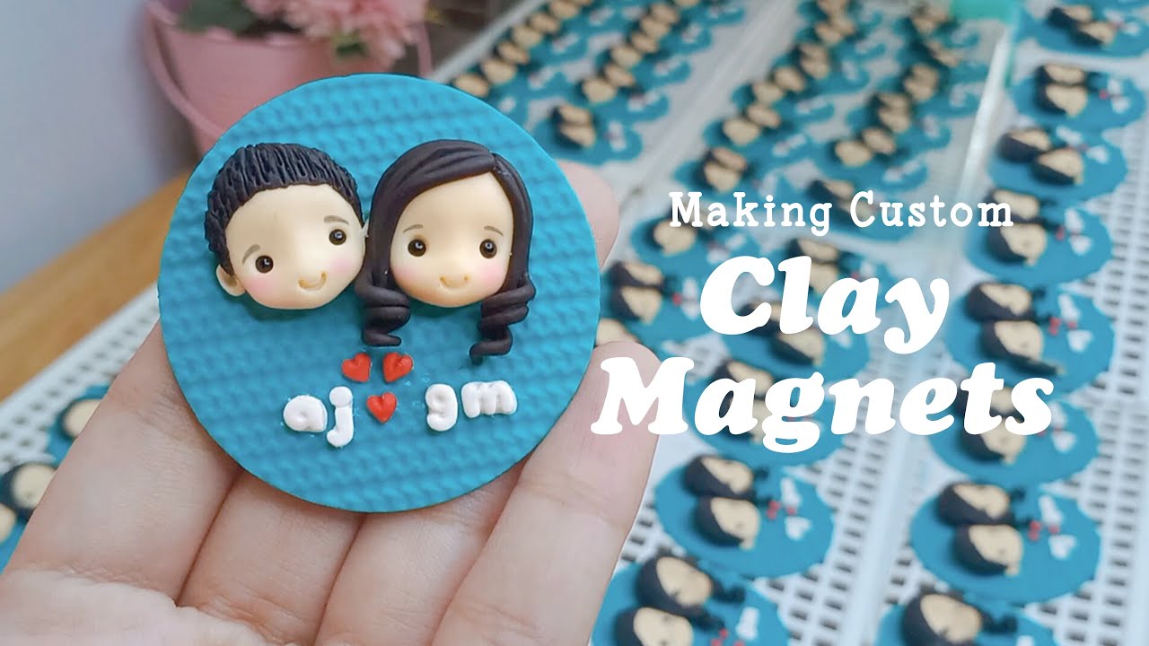 Shop Life✨ Making Clay Magnets 💕