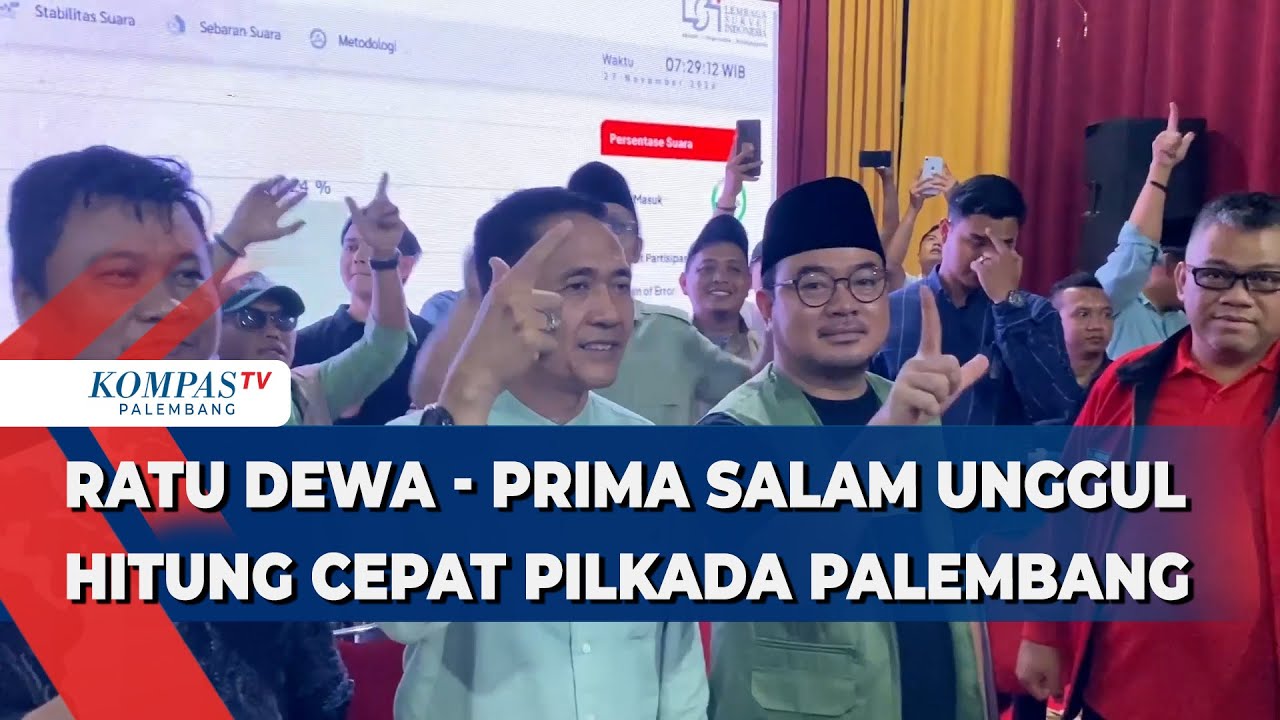 Ratu Dewa Prima Salam Unggul di Hitung Cepat Pilkada Palembang, Minta Pendukung Tunggu Hsl Resmi KPU