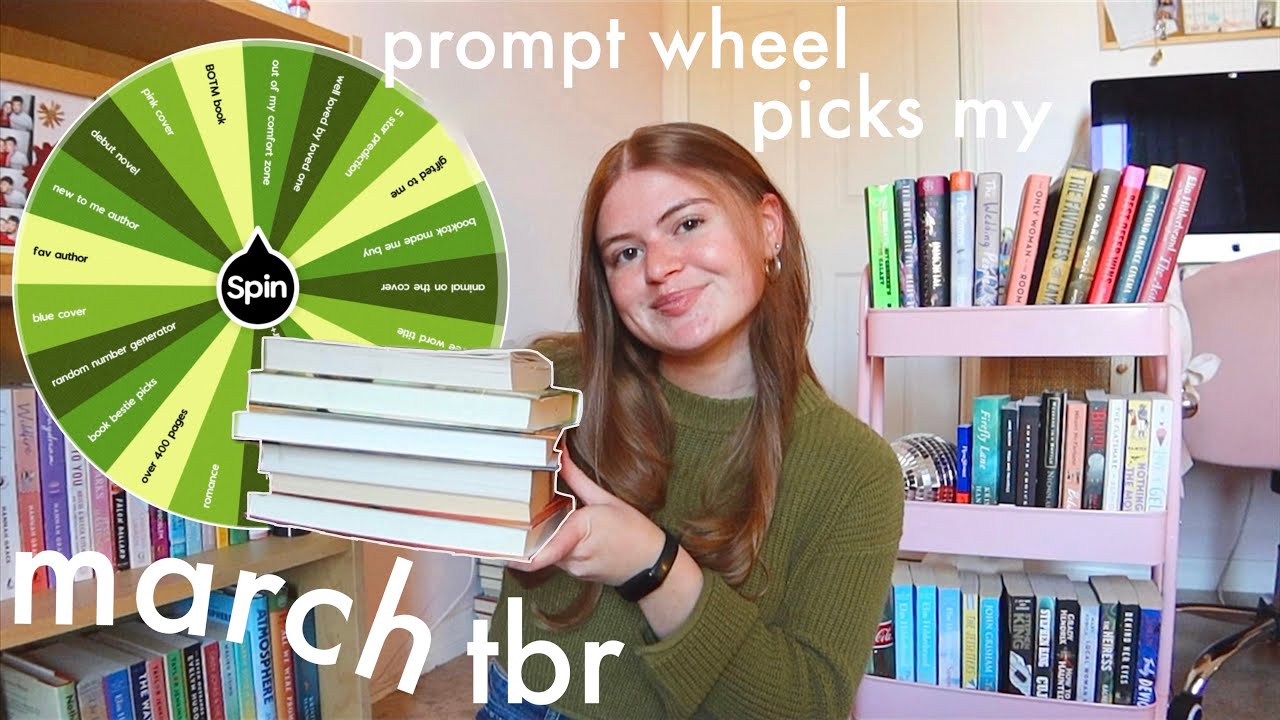 prompt wheel chooses my march reads 🍀📚 *monthly tbr*