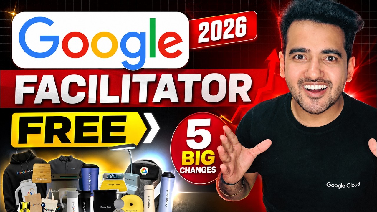 Google Arcade Facilitator Program 2026 Launched | 100% Free Google Swags | Free T-Shirt & Learning