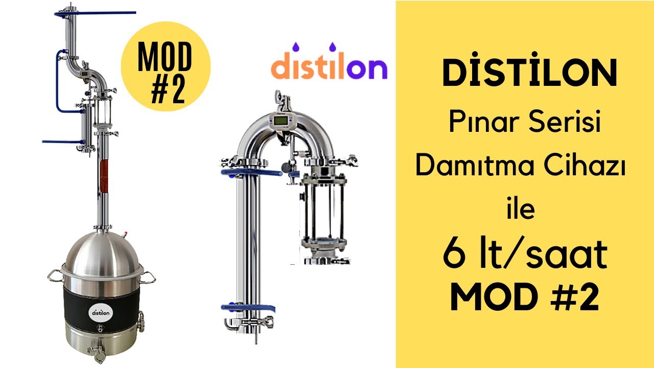 Damıtma Cihazı-İmbik-Distilon Pınar Serisi Damıtma Cihazı ile 6 lt/saat MOD #2