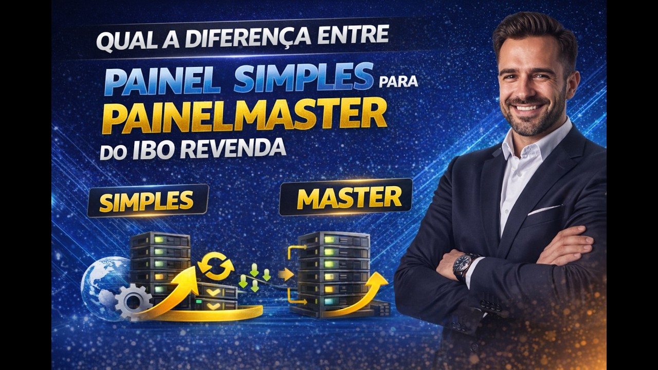 Qual a diferen&ccedil;a do painel IBO Revenda Simples para o Master.