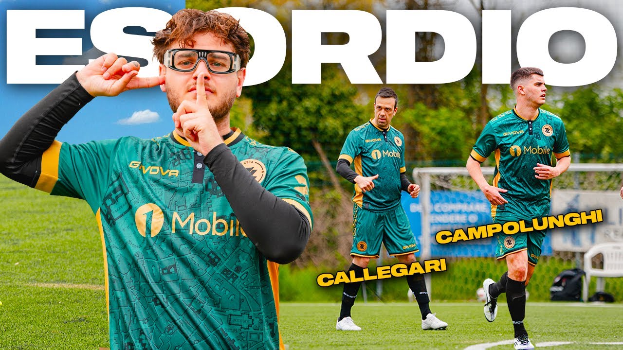 ⚽️🏆 IL MIO ESORDIO con la ZETA MILANO in TERZA CATEGORIA! /con CALLEGARI e CAMPOLUNGHI!