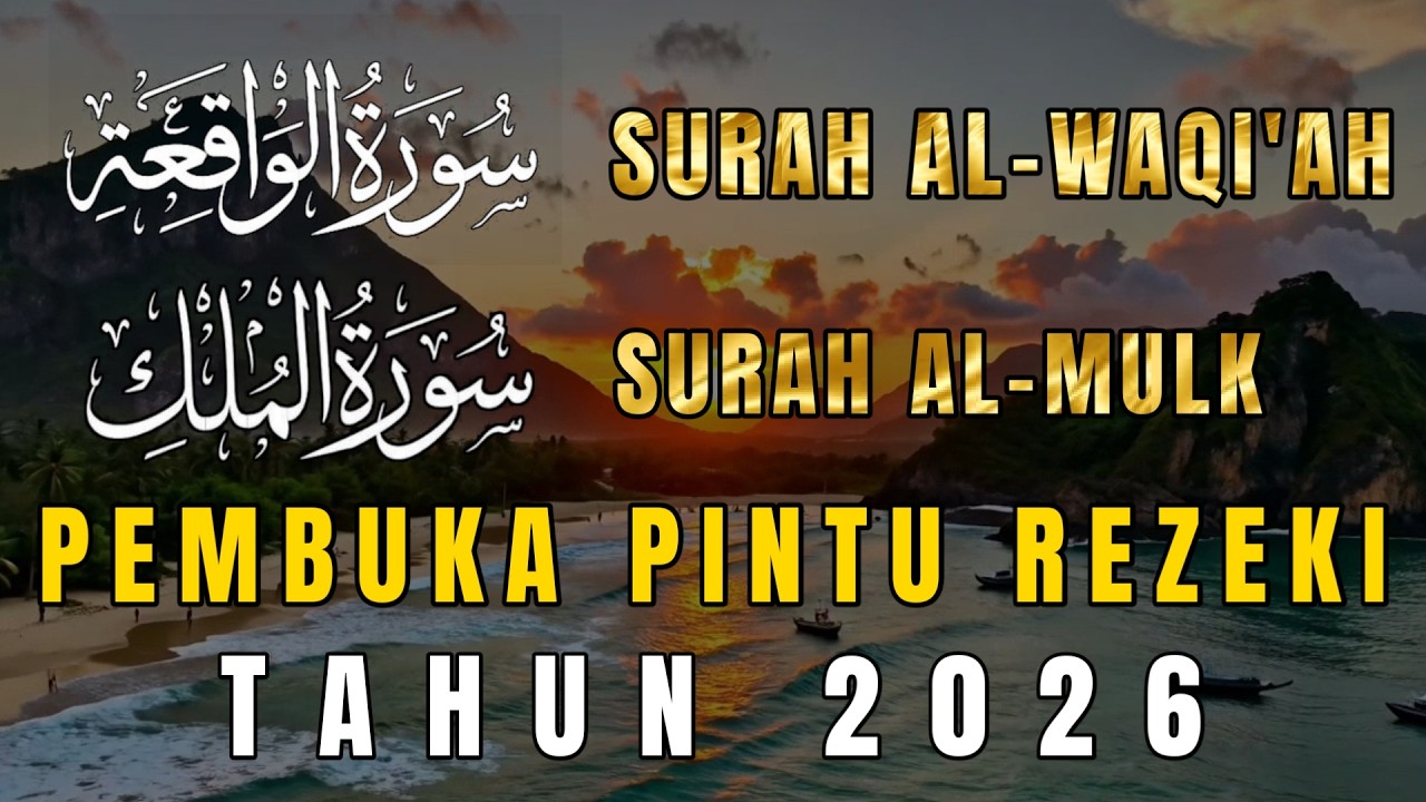 SURAT AL-MULK & SURAT AL-WAQI'AH PEMBUKA PINTU REZEKI DI TAHUN 2026