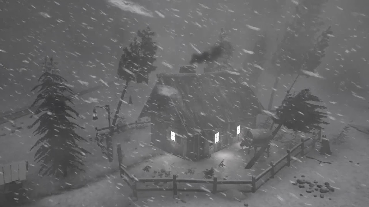 BRUTAL SEVERE WINTER STORM. Snowstorm sounds for sleeping & howling wind | Polar Snowstorm Nightfall