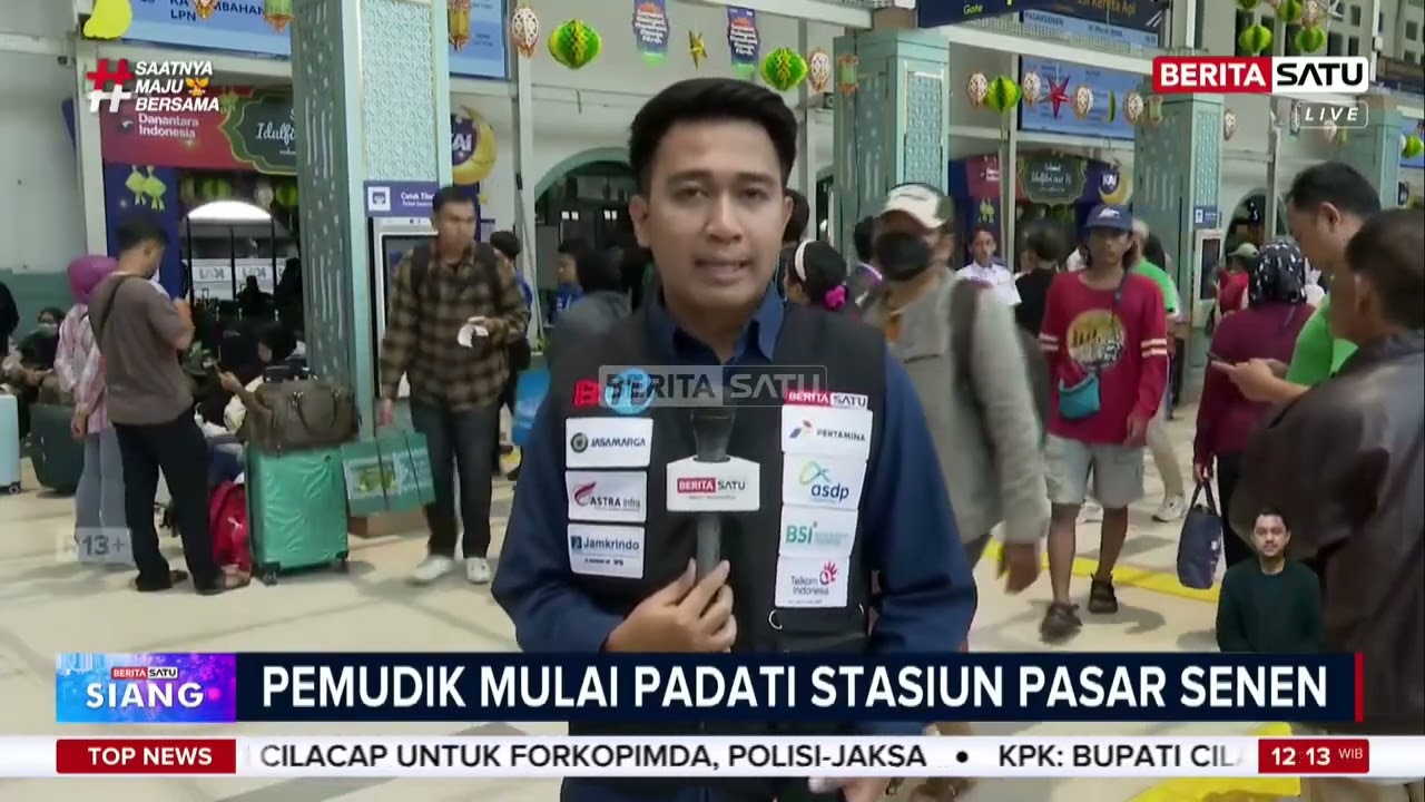 KAI: Hari Ini Puncak Arus Mudik di Stasiun Daop I Jakarta #beritasatu