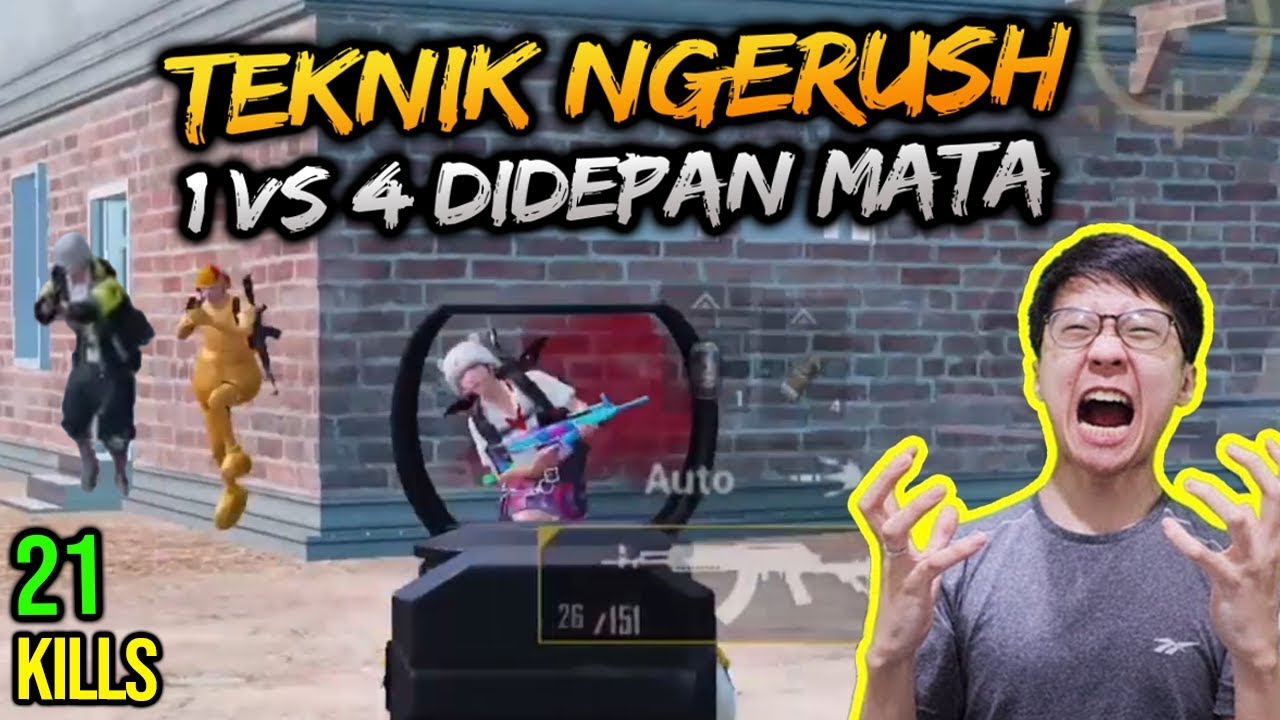 JURUS NGERUSH 1 SQUAD!! BARBAR!! | SOLO VS SQUAD | PUBG MOBILE