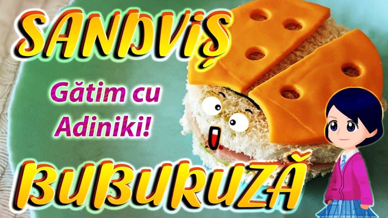 Sandvis BUBURUZA - Gatim cu Adiniki | HiKiddo