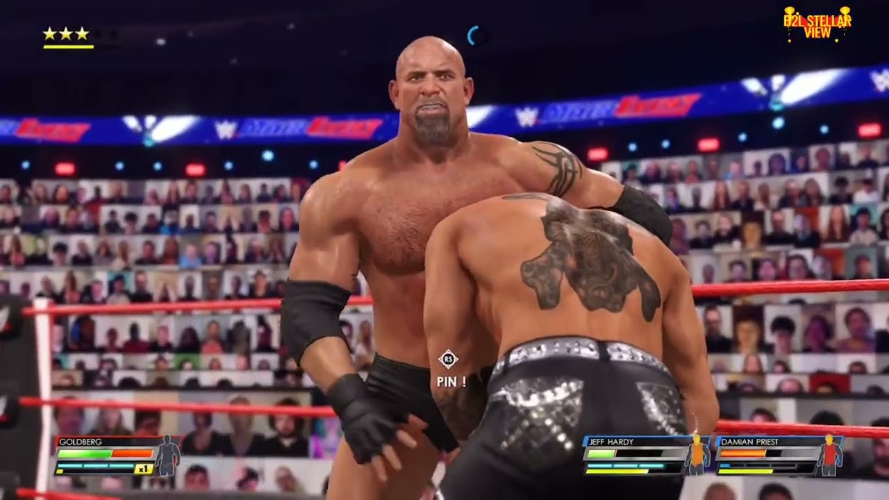 🔥WWE SmackDown Main Event Tornado tag 1 vs 2 Team I💥 Goldberg vs Hardy - Damian I 🤩Wow what a match 