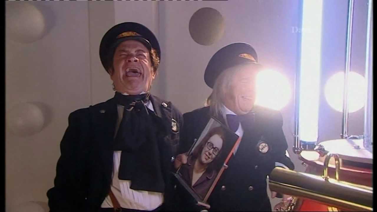 Doctor Who and On The Buses (on the tardis)