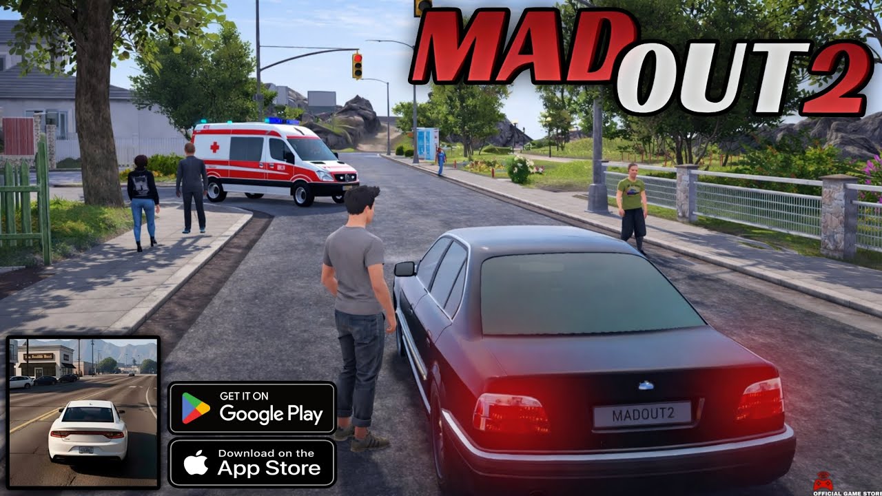 MadOut 2: Grand Auto Racing control and graphics update (Android & iOS)