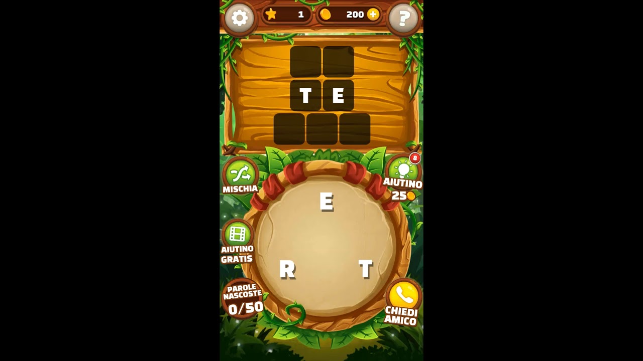 Giungla di Parole &egrave; il pi&ugrave; COINVOLGENTE Gioco di Parole GRATIS di SEMPRE.