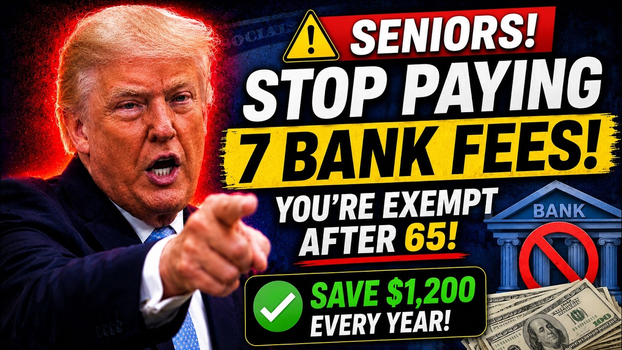 Seniors STOP Paying These 7 Bank Fees &mdash; You're Legally Exempt After 65 ($1,200 a Year)